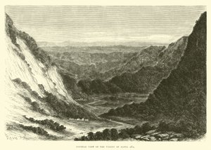 Vista generale della Valle di Santa Ana da Edouard Riou